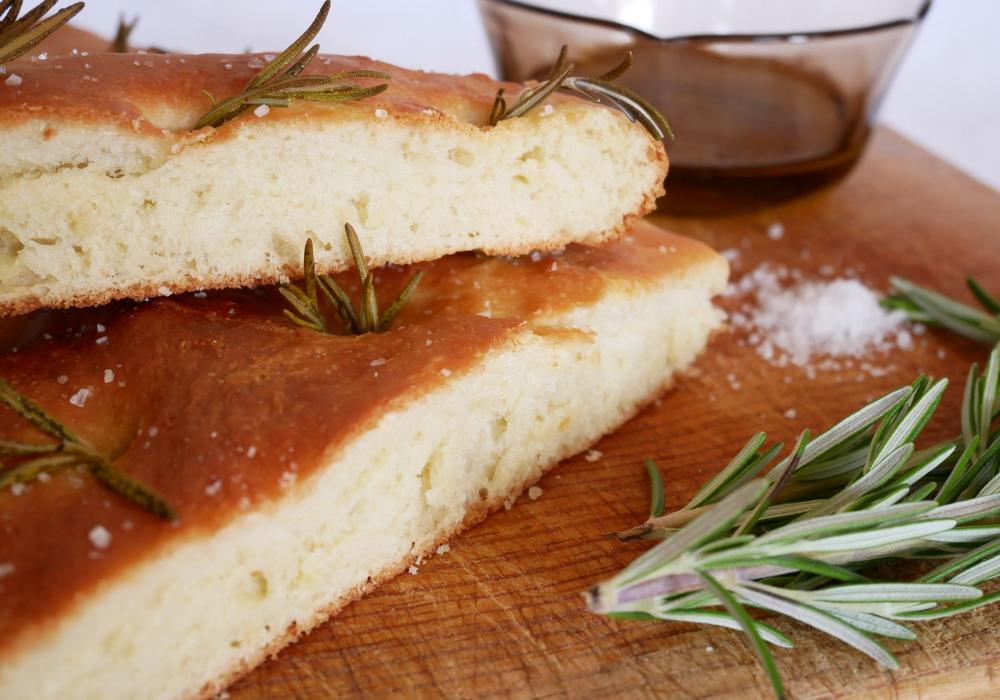 Focaccia de alecrim