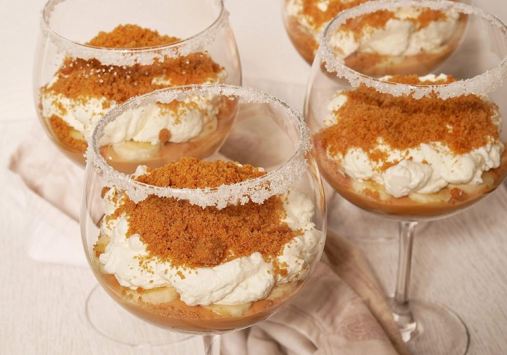 Taças banoffee